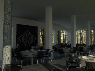 QUINTA SAN FRANCISCO, Alan Estrada Arquitectos Alan Estrada Arquitectos Modern dining room