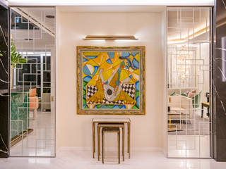 Glamorous Modern Home, Design Intervention Design Intervention モダンスタイルの 玄関&廊下&階段