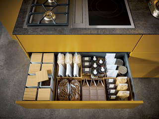 Außergewöhnliche Design-Küche von next125, Spitzhüttl Home Company Spitzhüttl Home Company Moderne Küchen Gelb
