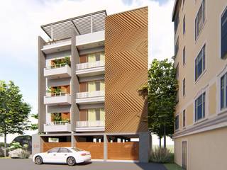 Stack Apart Ment, Akshay Mehta Akshay Mehta Multi-Family house Bricks