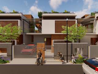 RURBAN VILLAGE, Svamitva Architecture Studio Svamitva Architecture Studio 別墅