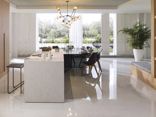 COCINAS, PORCELANOSA ORIHUELA COSTA PORCELANOSA ORIHUELA COSTA Scandinavian style kitchen Pottery