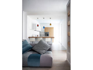 stile Scandinavo a Padova, Alessandra Meacci Architetto / Interior designer Alessandra Meacci Architetto / Interior designer Living room Wood Wood effect