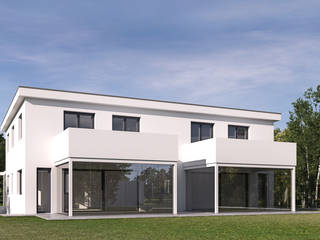 Visualisierung Doppelhaus in der Schweiz, Ihre 3D Visualisierung Ihre 3D Visualisierung