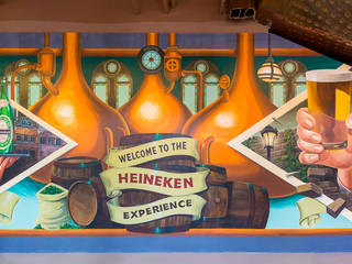 Heineken Experience, Amsterdam Signpainters Amsterdam Signpainters Espacios comerciales Concreto