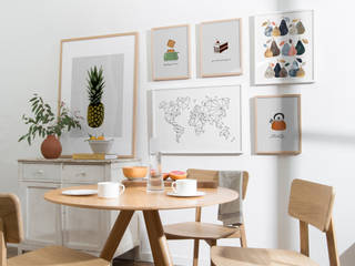 Set de cuadros para cocina, ARTESTA ARTESTA Minimalistische Küchen Accessoires und Textilien