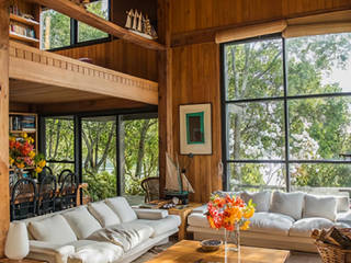 If you say I am president, CSA mimarlık CSA mimarlık Scandinavian style living room Wood Wood effect