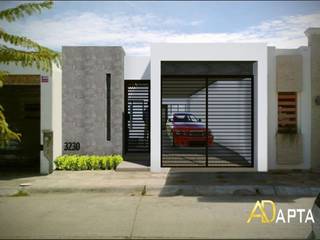 fachadas casas 1 planta, ADapta - Arquitectos Mazatlan ADapta - Arquitectos Mazatlan