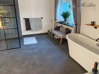 Rénovation d'une salle de bain, Maître Carreleur Maître Carreleur ห้องน้ำ