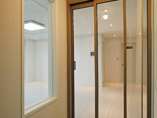 제기동 한신 32py, Design Daroom 디자인다룸 Design Daroom 디자인다룸 Modern Corridor, Hallway and Staircase