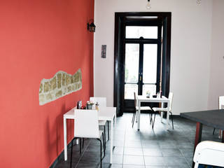 B&B in Napoli, EthosLab EthosLab 모던스타일 다이닝 룸