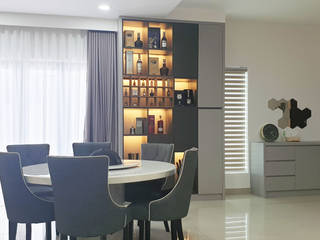 Architectural / Interior Design - Semi D (Jarom), Dterri Interior Design Dterri Interior Design Comedores de estilo moderno