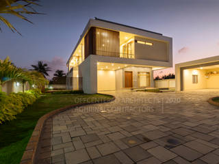 "PAR LE MER" - A beach house project in Chennai, Offcentered Architects Offcentered Architects Modern houses