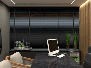 Escritório de Advocacia , Home Arquitetos Home Arquitetos Modern study/office Wood Wood effect