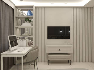 Suite Clássica , Home Arquitetos Home Arquitetos Small bedroom MDF