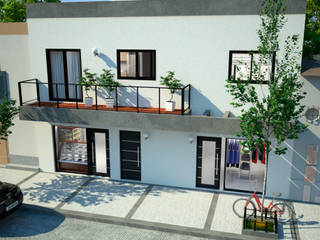 Casa Ordoñez, D4-Arquitectos D4-Arquitectos Casas multifamiliares