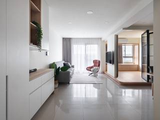 感．鹿鳴, FEELING室內設計 FEELING室內設計 Minimalist living room