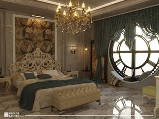 Hotel Suite Classic Luxury Design, Kirollos Rashed Studio Kirollos Rashed Studio غرفة نوم