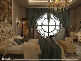 Hotel Suite Classic Luxury Design, Kirollos Rashed Studio Kirollos Rashed Studio غرفة نوم