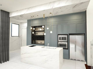 Interior Design Concept - Semi D (Sejati), Dterri Interior Design Dterri Interior Design Salas de jantar minimalistas