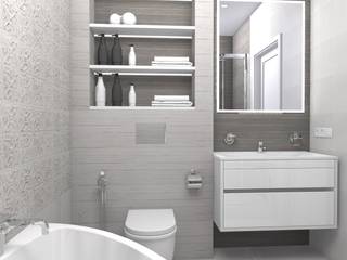 Дизайн-проект кухни, ванной комнаты и прихожей, Prosvirnina Anna Prosvirnina Anna Eclectic style bathroom