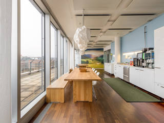 Mondelez | Office , Studio Vale Studio Vale Commercial spaces Massief hout Blauw Kantoorgebouwen