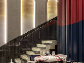 OTIVM Milano Ristorante by N+M studio, Cemento Non Cemento Cemento Non Cemento مساحات تجارية أسمنت