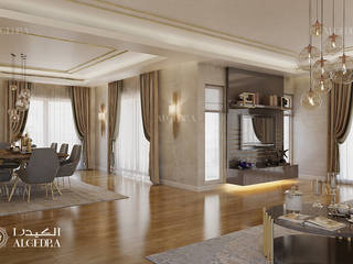 Small modern villa in Abu Dhabi interior design, Algedra Interior Design Algedra Interior Design Salas modernas