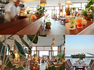 Caribe Restaurant, Piero Fabbri Photographer Piero Fabbri Photographer Dining room لکڑی Wood effect