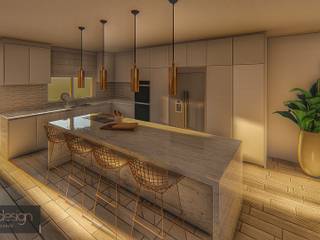 Casa Familiar Espanha, Aadna.Design Aadna.Design Kitchen units