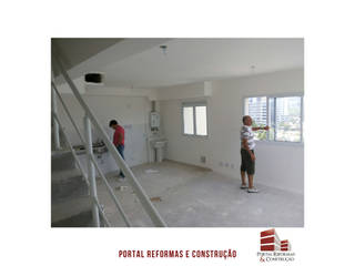 DUPLEX |B+R| - REFORMA COMPLETA, Portal Reformas & Construção Portal Reformas & Construção Soggiorno minimalista