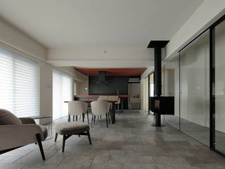 鷹番の家, Ｕ建築設計室 Ｕ建築設計室 Modern living room