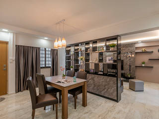 Project : Blk 655 Jalan Tenaga #06-xx, E modern Interior Design E modern Interior Design Asian style dining room