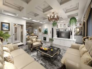 新古典低調的優雅, 西雅圖設計 西雅圖設計 Living room