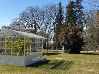 Serra limonaia in ferro battuto, Orvieto Arte Orvieto Arte Garden Shed آئرن / اسٹیل White