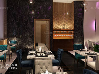 مطعم يقدم المأكولات الفاخرة في دبي, Algedra Interior Design Algedra Interior Design مساحات تجارية