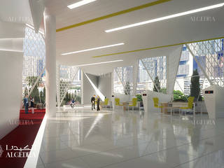 Modern office design in Abu Dhabi, Algedra Interior Design Algedra Interior Design พื้นที่เชิงพาณิชย์