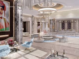 تصميم داخلي لفندق في سلطة عمان, Algedra Interior Design Algedra Interior Design مساحات تجارية