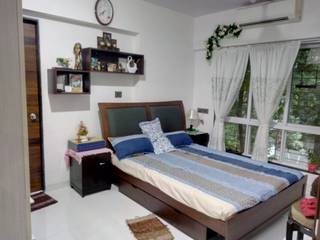 2BHK Interior Design, HAMID PAWASKAR HAMID PAWASKAR Habitaciones modernas