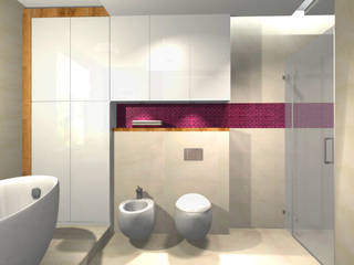 Auszüge meiner Arbeit bei "Nickel Design", La mila Interior Design La mila Interior Design Minimalistische Badezimmer
