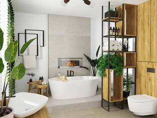 Entwürfe für Badezimmer - meine Beispiele für verschiedene Stile und funktionelle Lösungen, La mila Interior Design La mila Interior Design Moderne Badezimmer