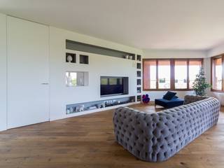 Penthouse, ristrutturami ristrutturami Minimalist living room Wood