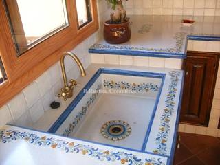 Arredo Cucina, Ceramiche Il Rustico Caltagirone Ceramiche Il Rustico Caltagirone Кухня Камінь