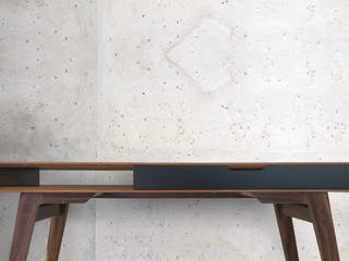 Escritorio Gregorio, Antal Diseño Antal Diseño Minimalst style study/office Wood Wood effect