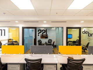 Corporate office in Spaze Business Park, Gurgaon , Stonehenge Designs Stonehenge Designs Ruang Komersial