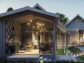 Hyu House - Garut, Jawa Barat, Rancang Reka Ruang Rancang Reka Ruang Single family home Iron/Steel