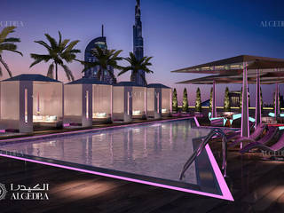 Lounge and bar design in Dubai, Algedra Interior Design Algedra Interior Design Espaces commerciaux