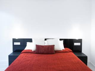 REFORMA INTEGRAL CALL, Renova-T Renova-T Dormitorios de estilo minimalista Madera Blanco