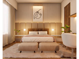 Praga-Interiorismo Residencial, Well Arquitectura Well Arquitectura Small bedroom Wood Wood effect