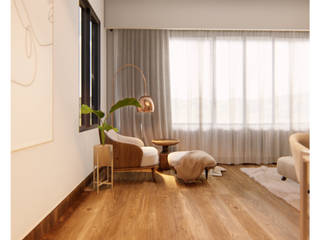 Praga-Interiorismo Residencial, Well Arquitectura Well Arquitectura Small bedroom Wood Wood effect